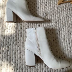 White booties